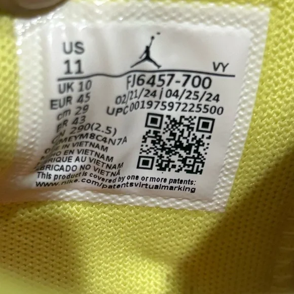 Nike Jordan Tatum 2 'Lemonade' - Picture 8 of 8